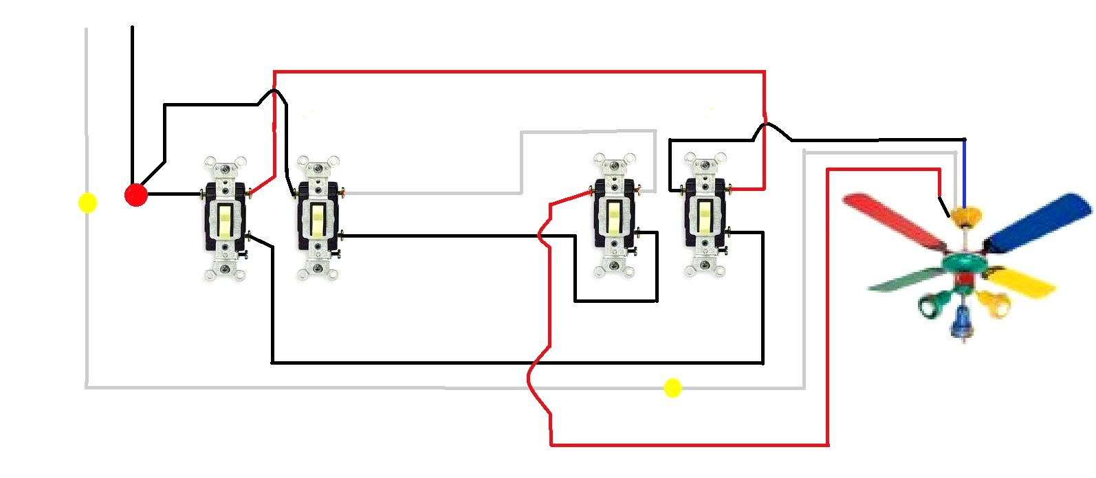 3 Way Wiring Diagram 3 Way Fan Wiring Wiring Diagram Sessions