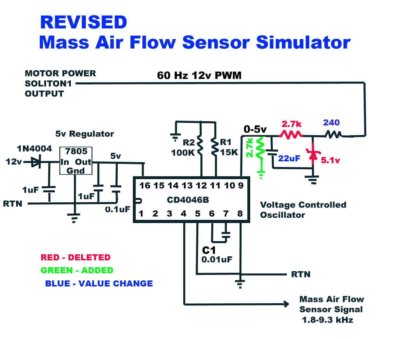 Mass Air Flow Sensor Wiring Diagram Diagram Wiring Power