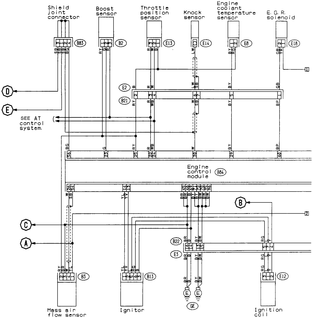 Mass Air Flow Sensor Wiring Diagram