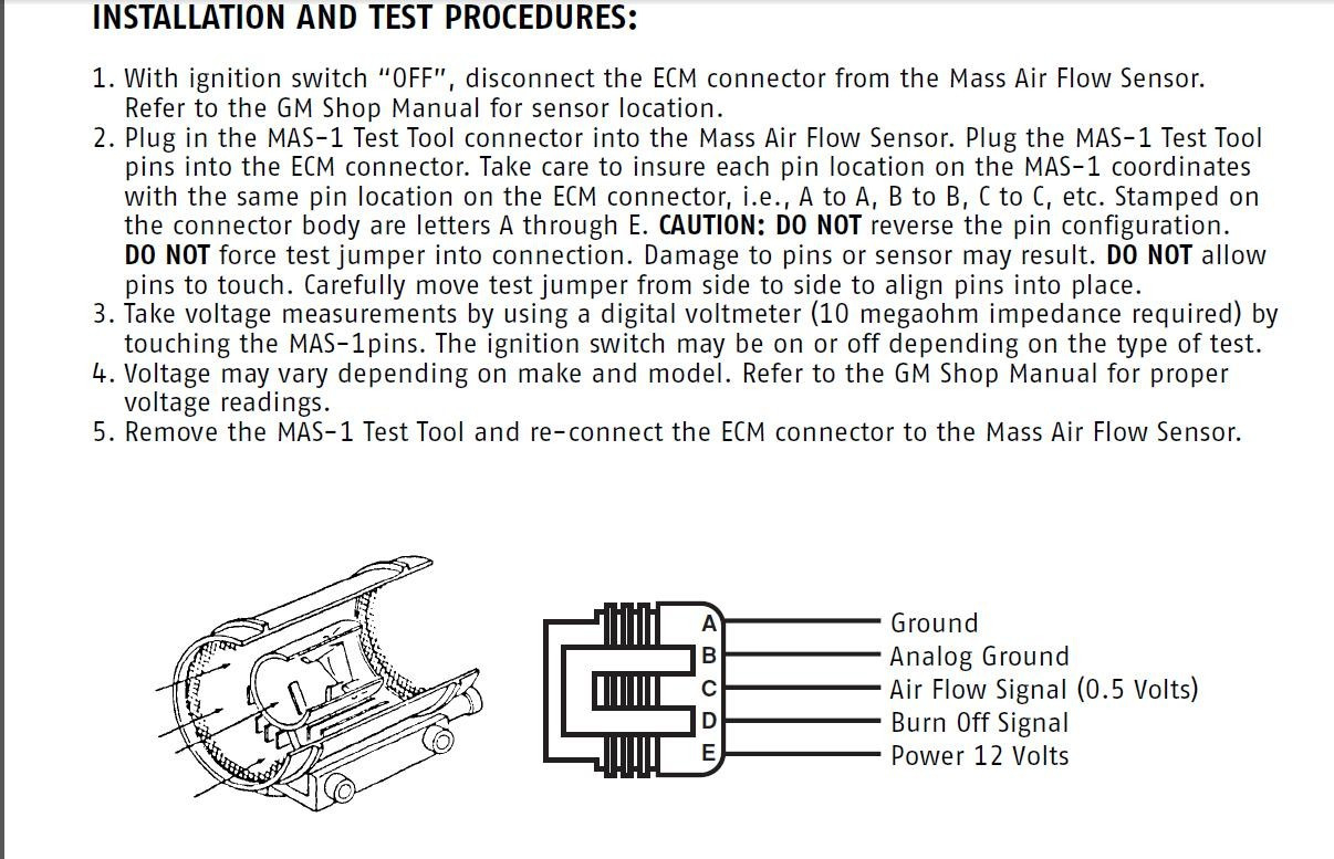 Mass Air Flow Sensor Wiring Diagram Wiring Diagram 8 1 Gm Mas Air Flow Wiring Library