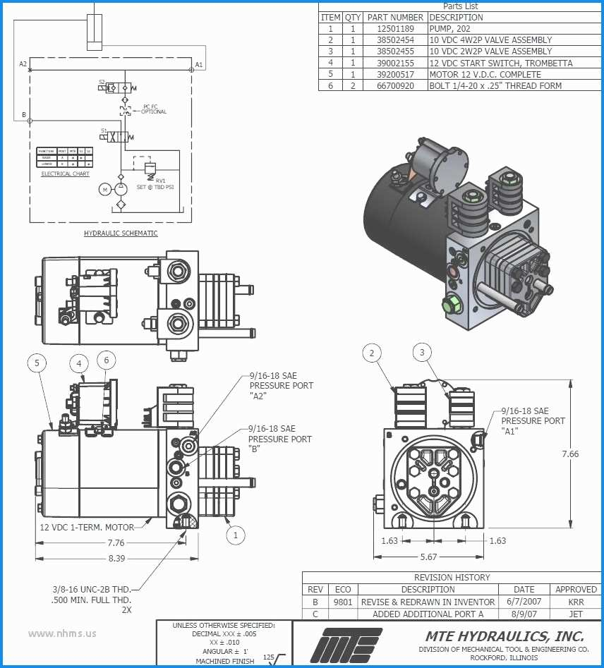 12 Volt Hydraulic Pump Wiring Diagram Wiring Diagram For Hydraulic Dump Trailer Wiring Diagrams Home