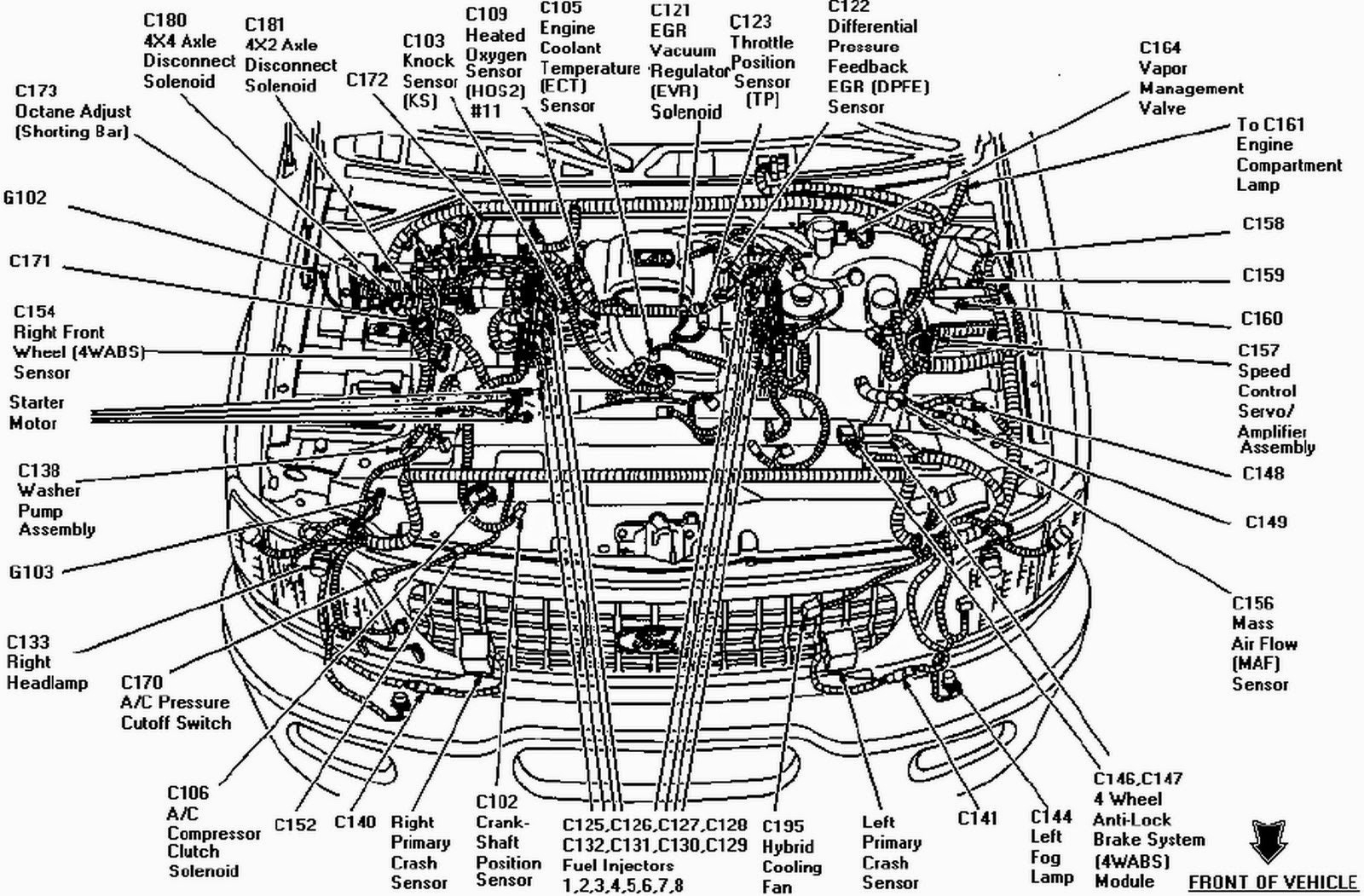 2001 Ford Taurus Belt Diagram 2002 Taurus Engine Diagram Wiring Diagram Project
