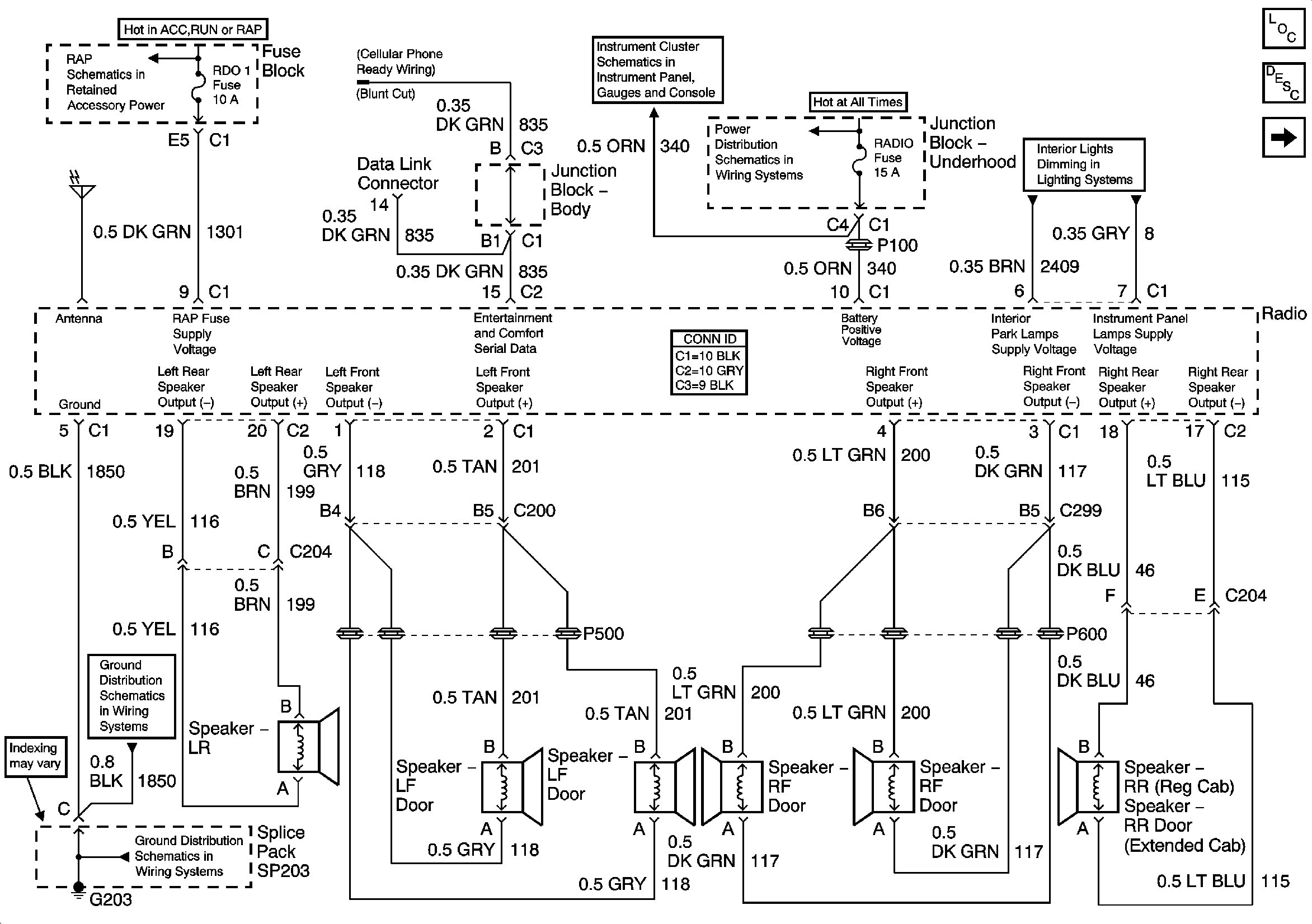 2004 Chevy Impala Radio Wiring Diagram Chevrolet Wiring Diagrams 2004 Repair Manual