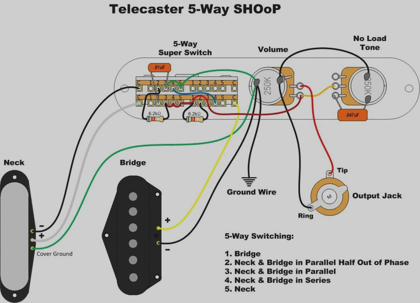 4 Way Switch Diagram Nashville Telecaster Wiring 5 Way Switch Diagram Wiring Diagram Img