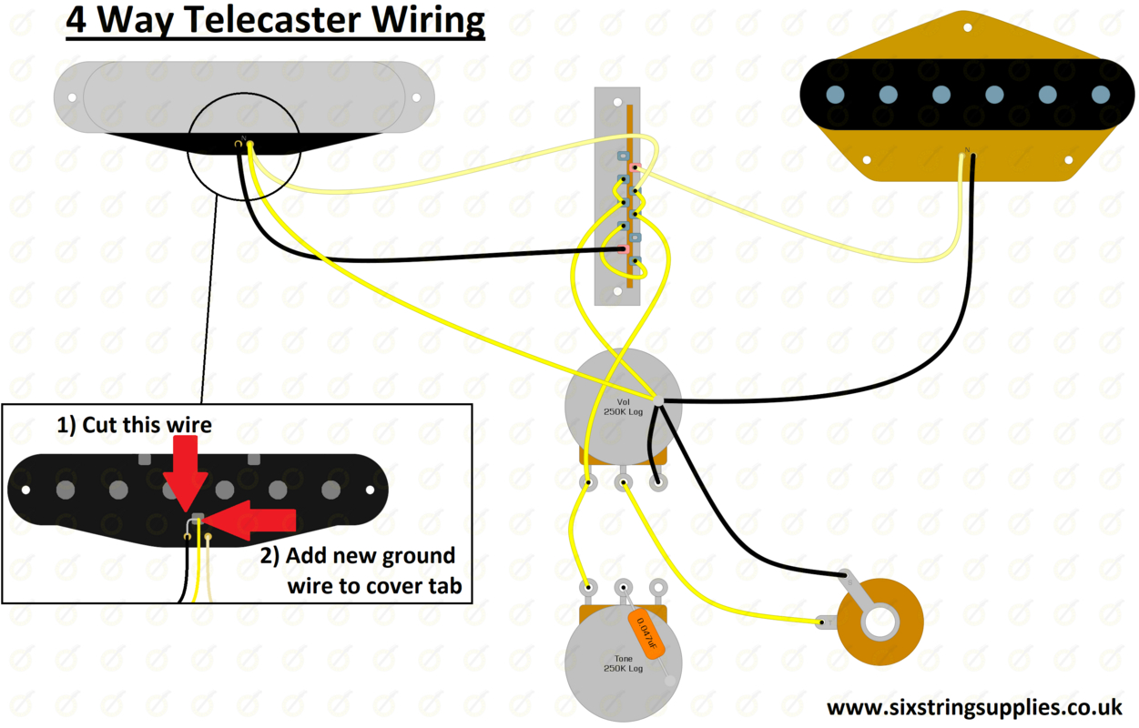 4Way Switch Wiring Diagram 4 Way Telecaster Diagram Wiring Diagrams User