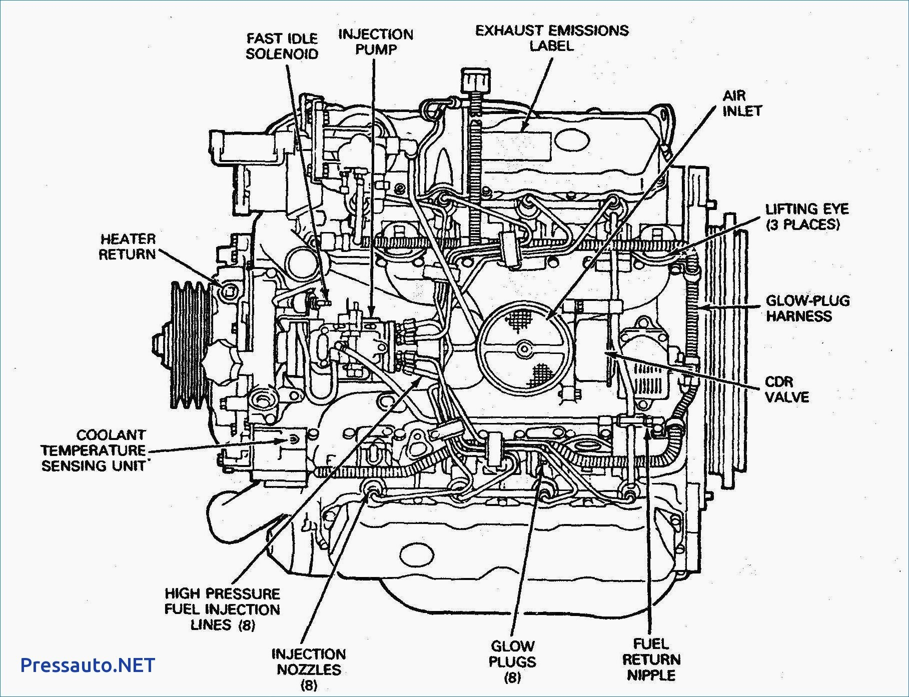 7.3 Powerstroke Fuel Line Diagram 7 3 Powerstroke Sel Engine Diagram Wiring Diagram Review