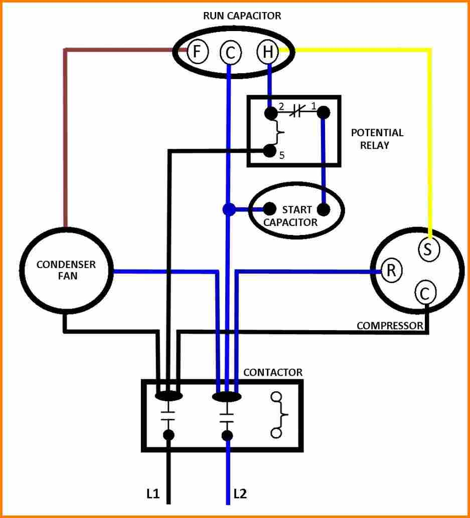 Ac Capacitor Wiring Diagram Ac Capacitor Wiring Diagram Wiring Diagram Review