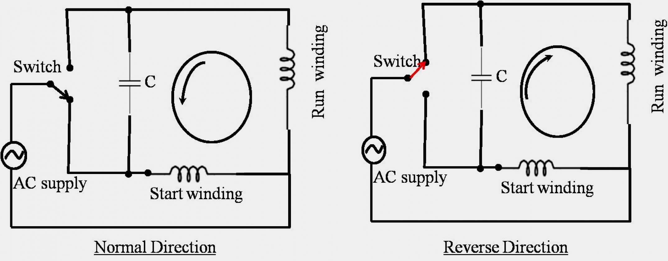 Ac Capacitor Wiring Diagram Leeson Motor Capacitor Wiring Wiring Diagrams Interval