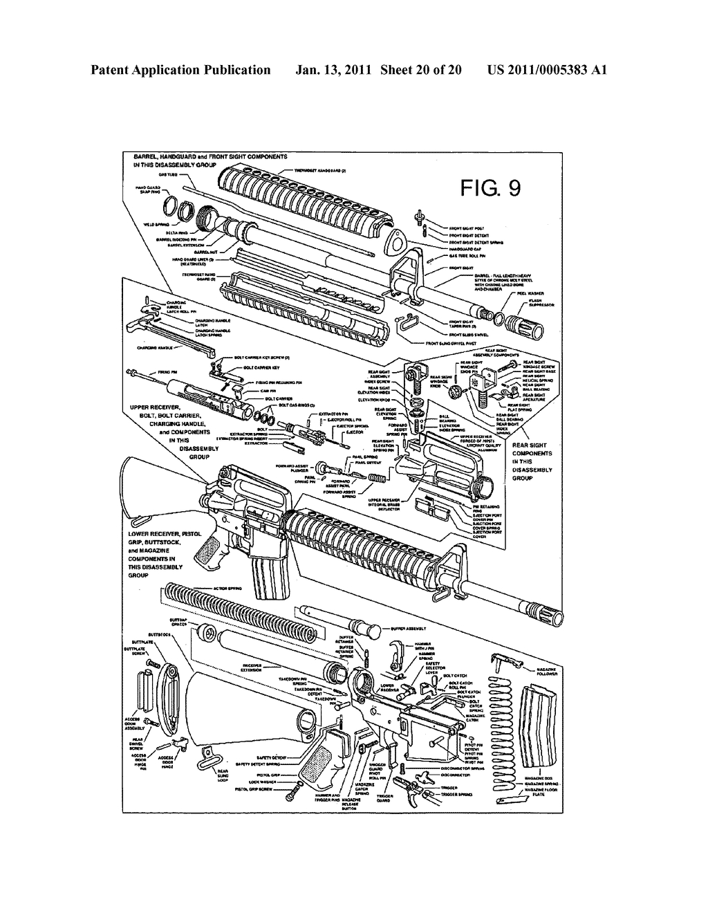Ar 15 Parts Diagram Cartridges And Modifications For M16ar15 Rifle Diagram Schematic