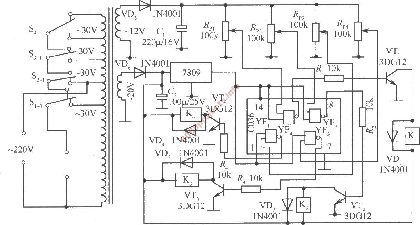 Схема стабилизатора Voltage Regulator 600va