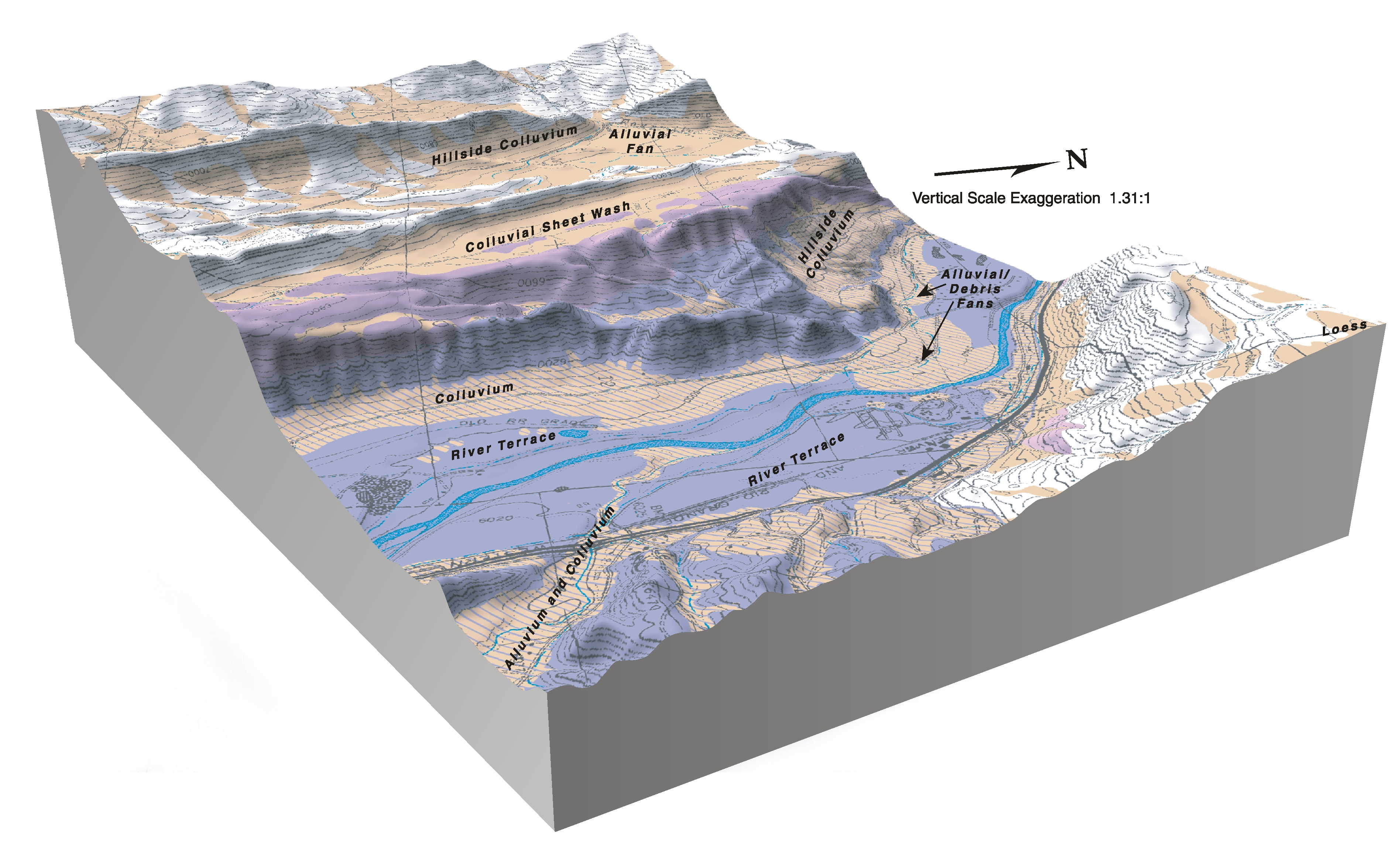 Block Diagram Geology Damages Colorado Geological Survey