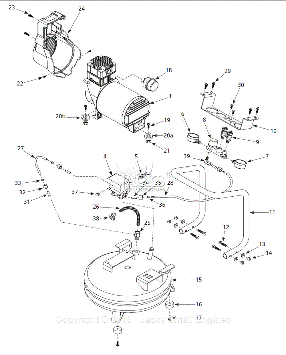 Campbell Hausfeld Air Compressor Parts Diagram Campbell Hausfeld 1nne7 Parts Diagram For Air Compressor Parts