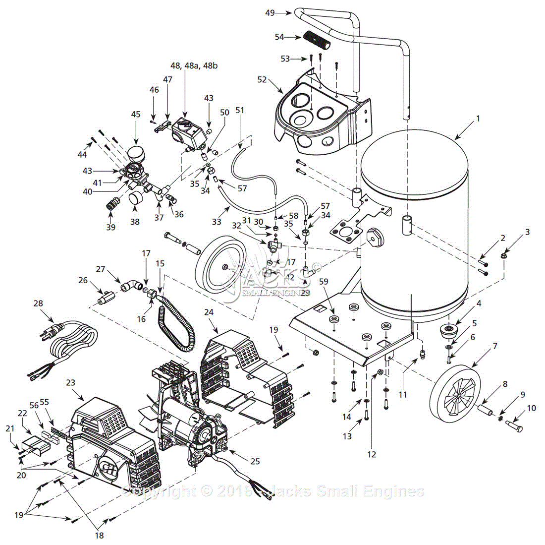 Campbell Hausfeld Air Compressor Parts Diagram Campbell Hausfeld Air Compressor Wiring Diagram Wiring Diagrams Home