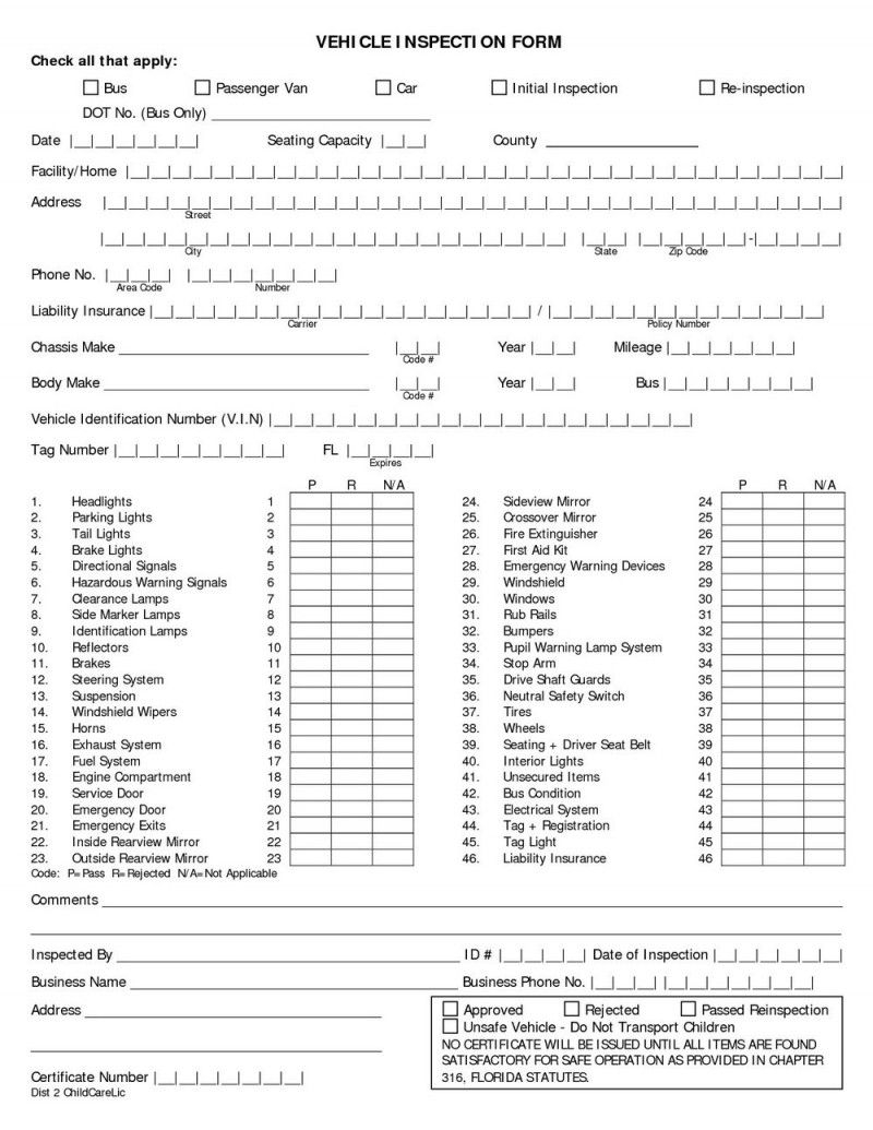 Cdl Pre Trip Inspection Diagram Cdl Pre Trip Inspection Checklist Form Lobo Black
