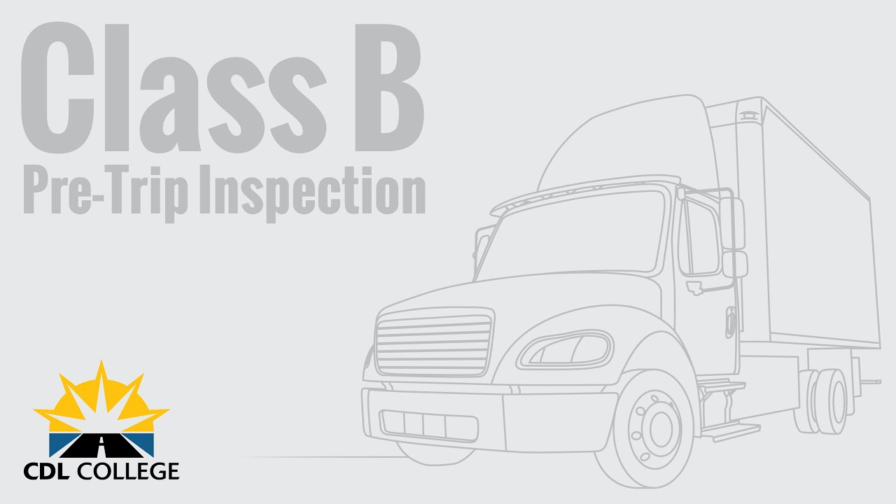 Cdl Pre Trip Inspection Diagram Pre Trip Inspection Pass It Quick And Easy Big Rig Career