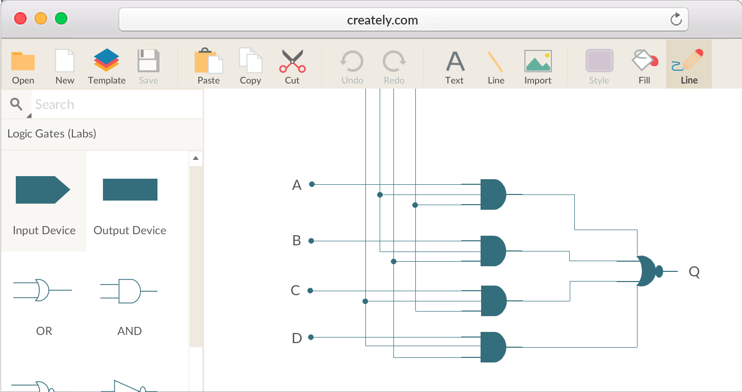 Circuit Diagram Maker Logic Gate Schematic Maker Today Diagram Database