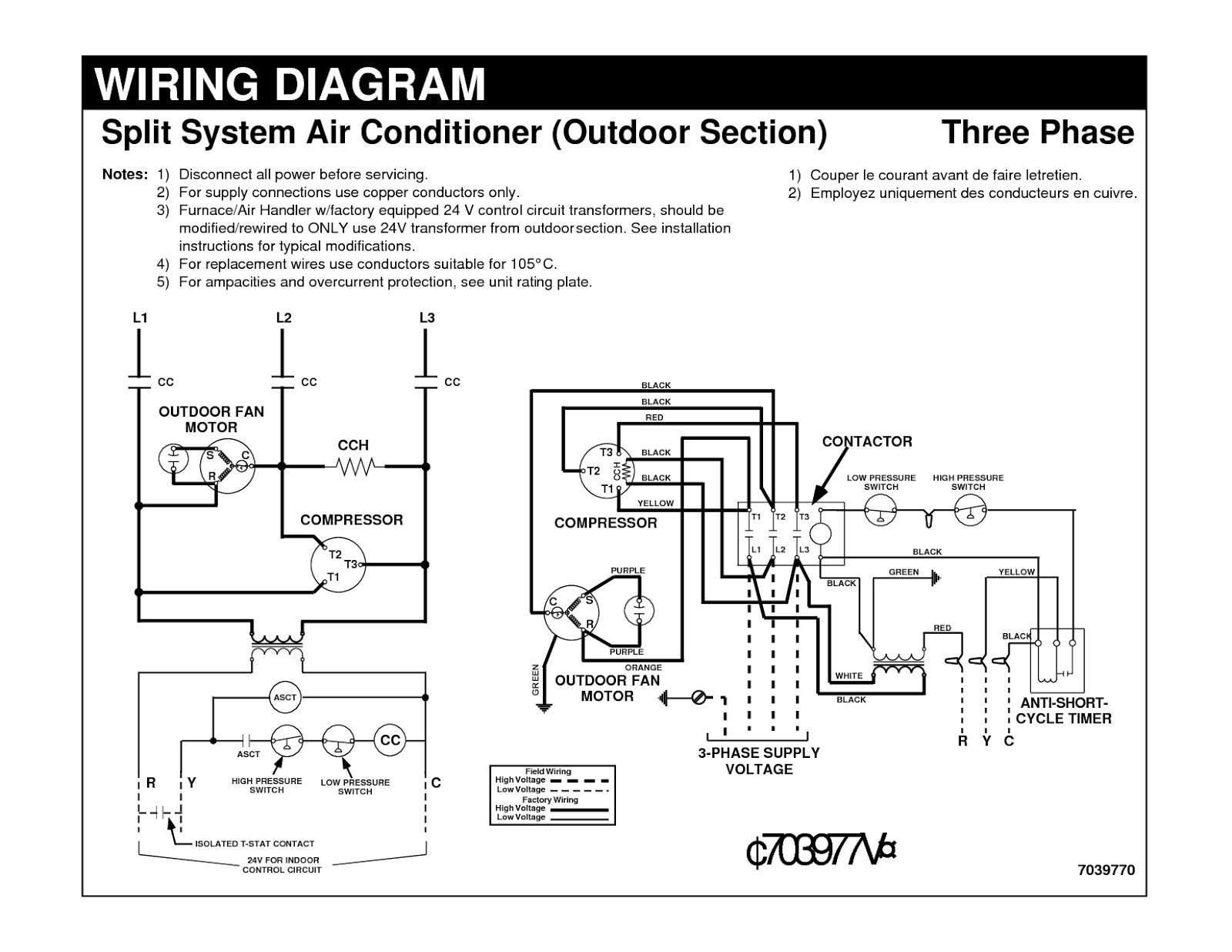 Compressor Wiring Diagram Wire Diagrams Hvac Today Diagram Database