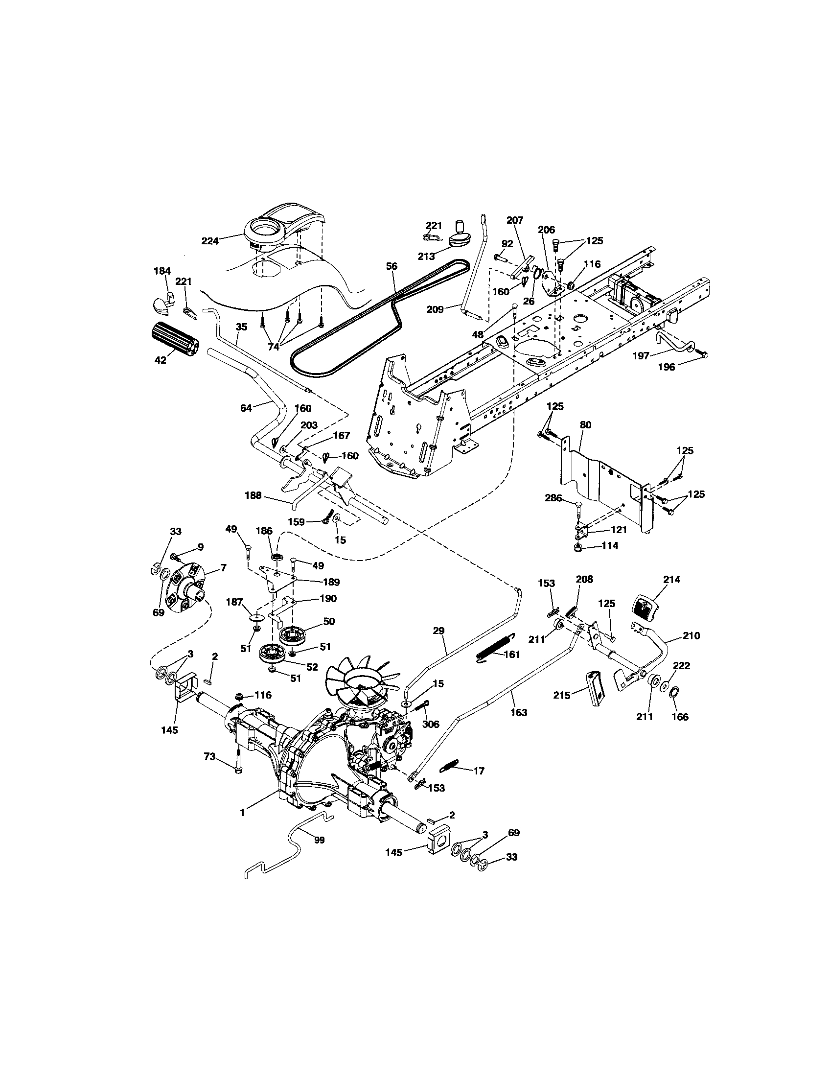 Craftsman Hydrostatic Transmission Diagram 917289470 Craftsman 26 Hp 54 Inch Automatic Garden Tractor Manual