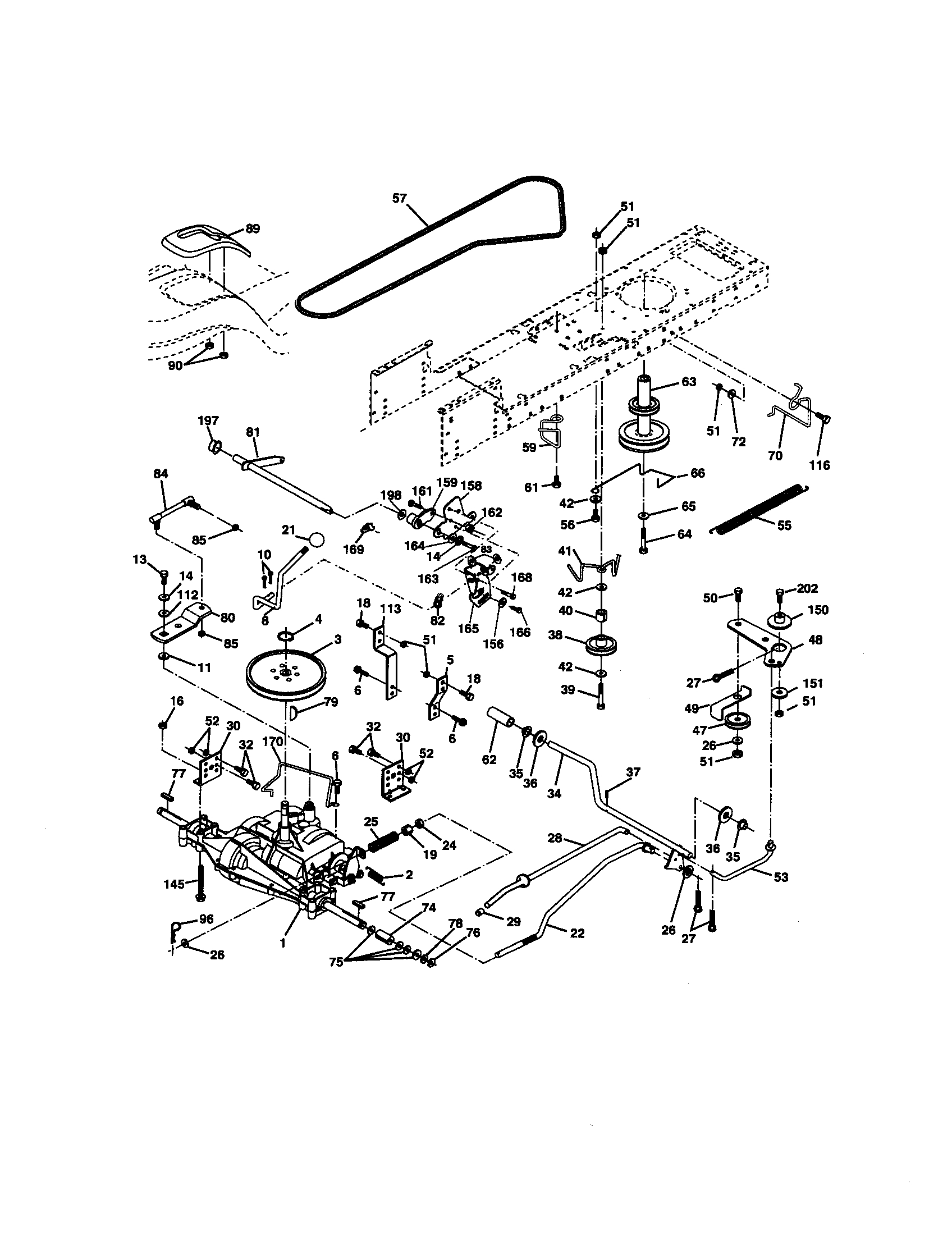 Craftsman Hydrostatic Transmission Diagram Looking For Craftsman Model 917270671 Front Engine Lawn Tractor