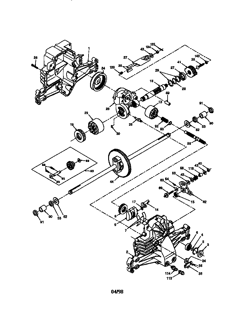 Craftsman Hydrostatic Transmission Diagram Looking For Hydro Gear Model 319 0650 Engine Drivetrain Repair