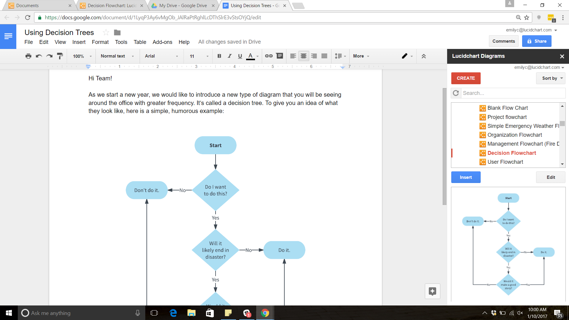 Create A Tree Diagram How To Make A Tree Diagram In Google Docs Lucidchart Blog
