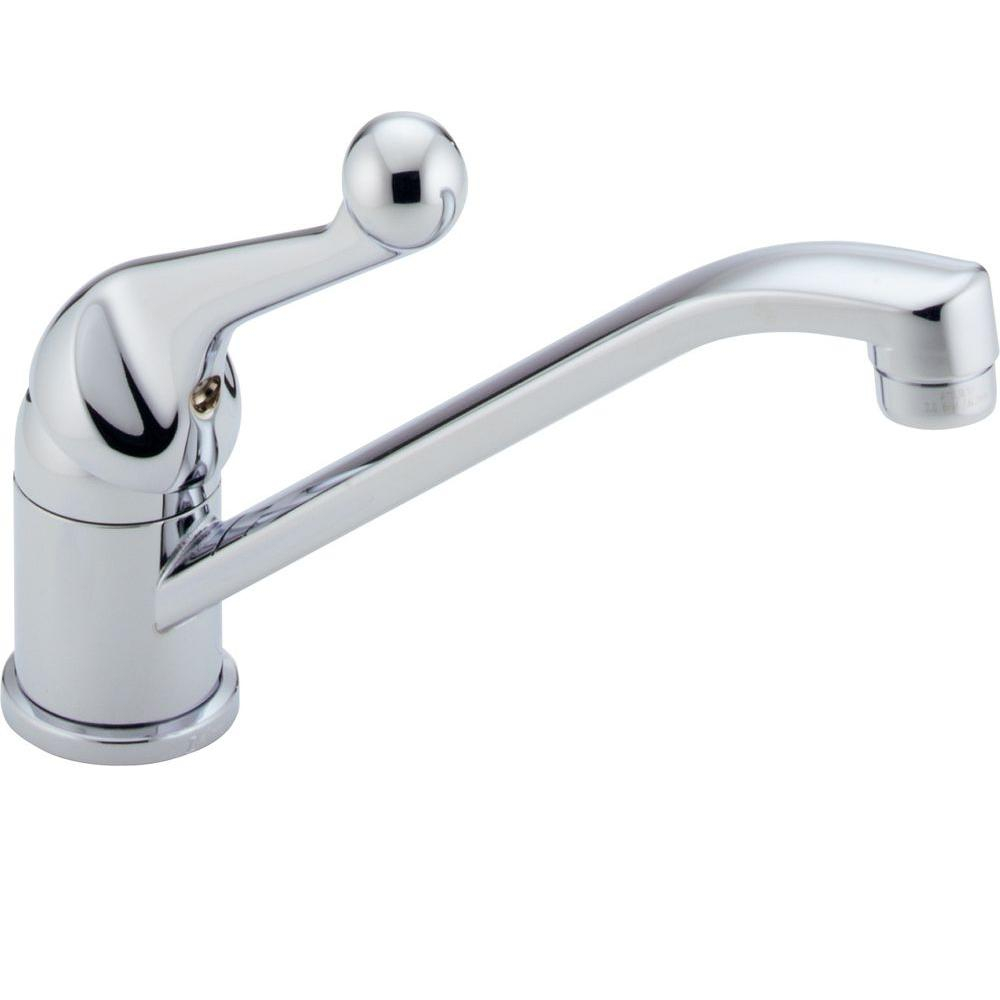 Delta Kitchen Faucet Parts Diagram Delta Classic Single Handle Standard Kitchen Faucet With Fittings In Chrome