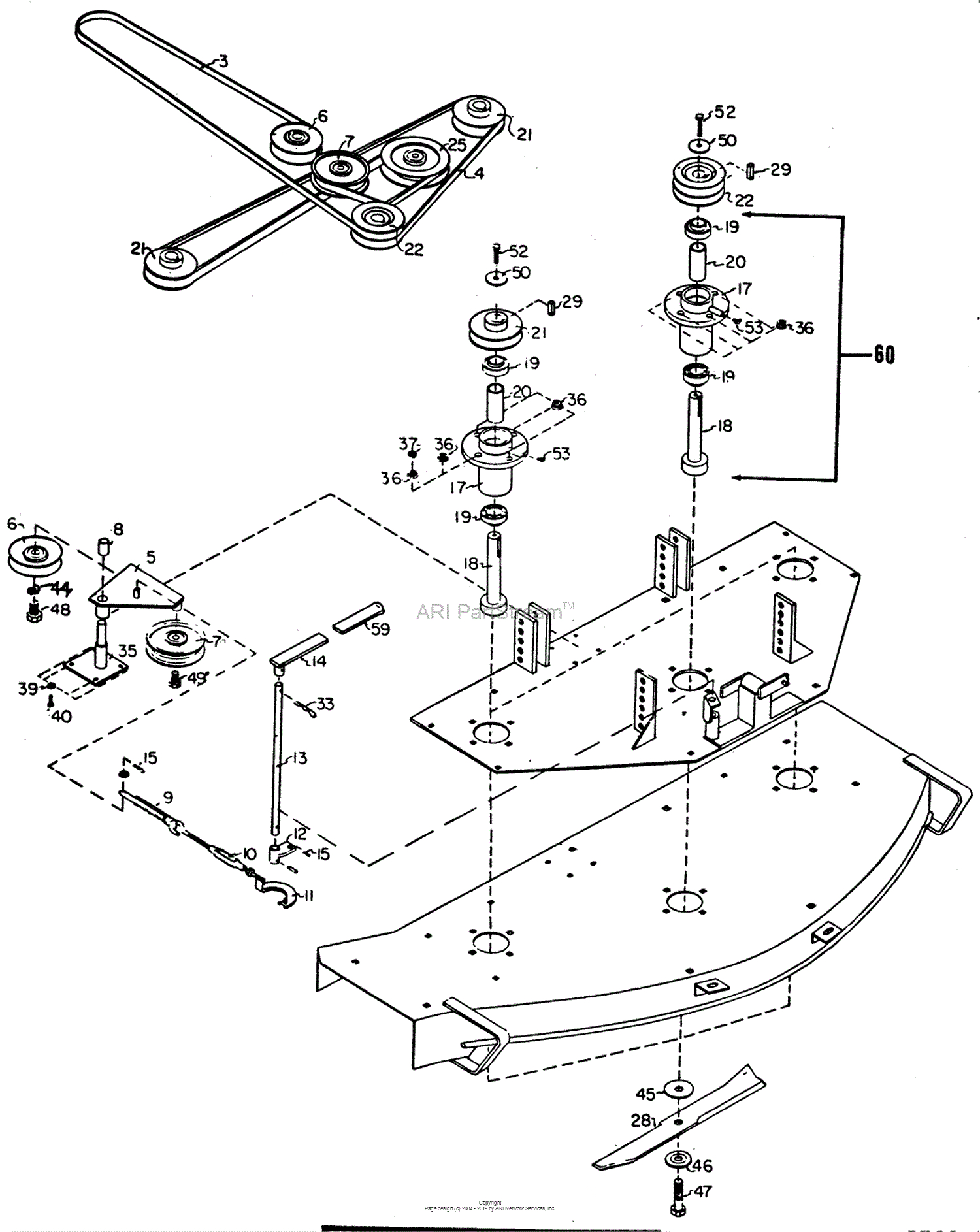 Dixie Chopper Belt Diagram Toro 08 18be01 5018 Dixie Chopper Zrt 1985 Parts Diagram For Mower