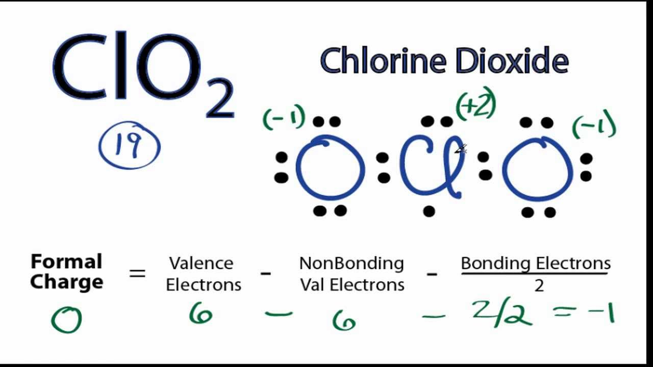 Electron Dot Diagram For Chlorine Clo2 Lewis Structure How To Draw The Lewis Structure For Clo2