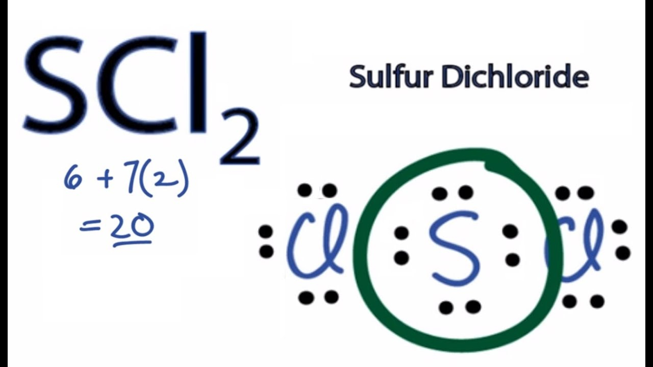 Electron Dot Diagram For Chlorine Scl2 Lewis Structure How To Draw The Lewis Structure For Scl2