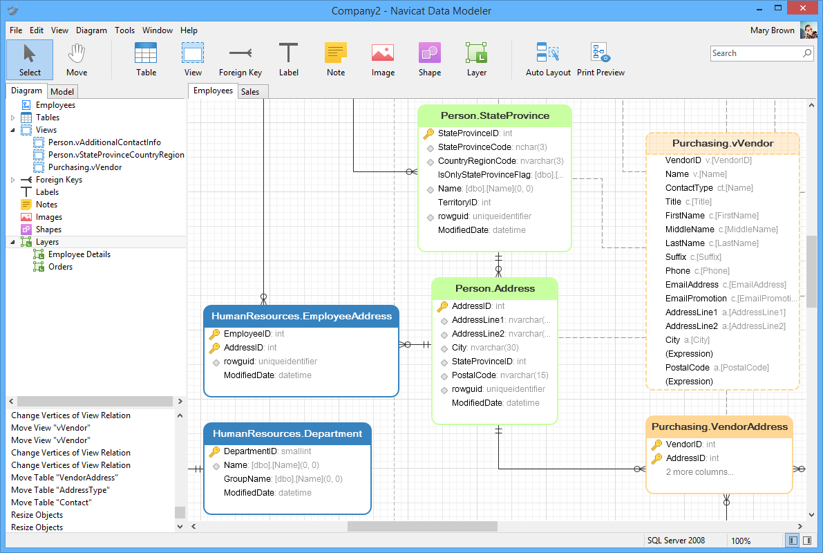 Er Diagram Tool Navicat Data Modeler Supreme Database Modeling And Design Tool