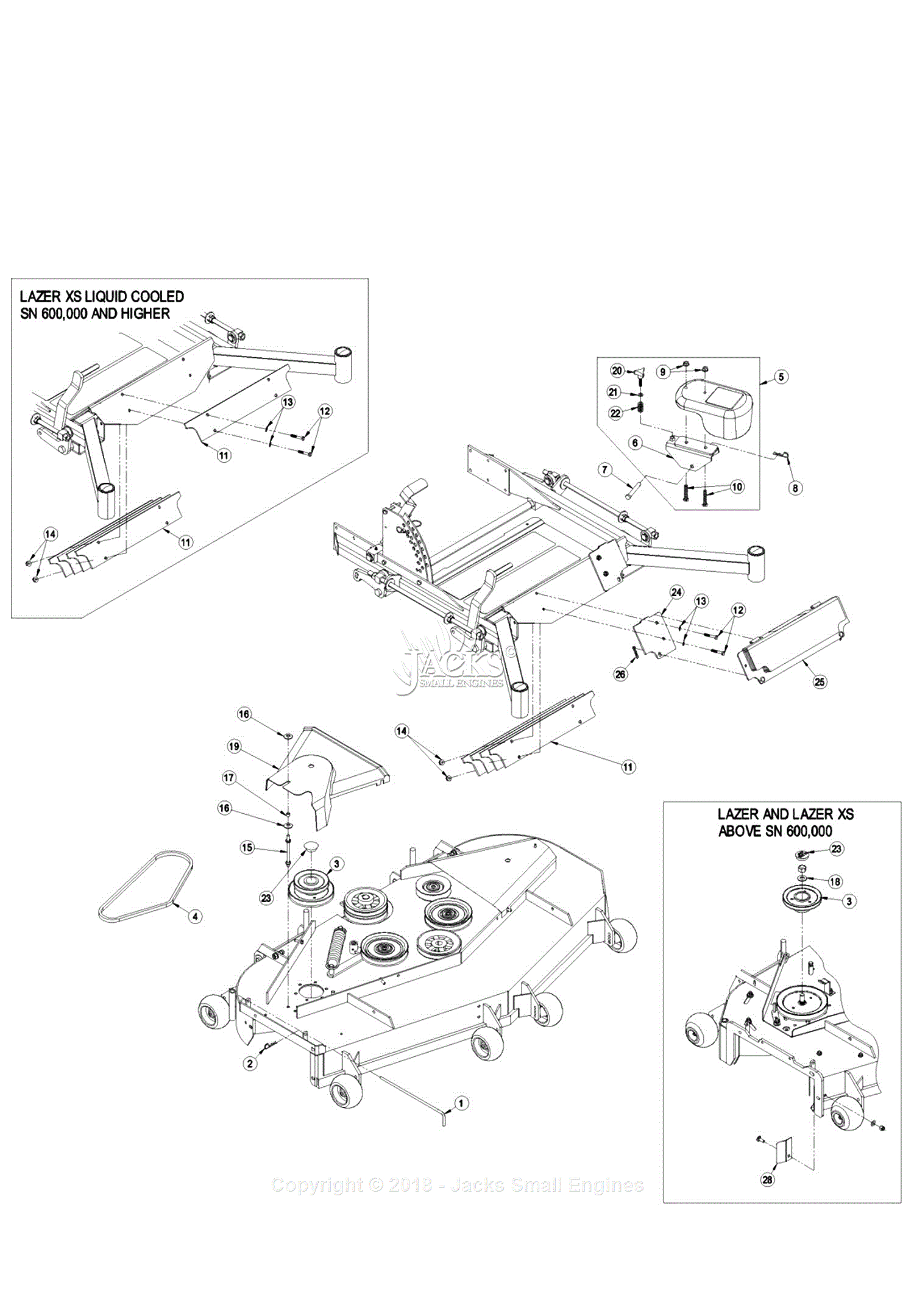 Exmark Lazer Z Belt Diagram Exmark Uvd60 Sn 670000 719999 Parts Diagram For Weight And Belt