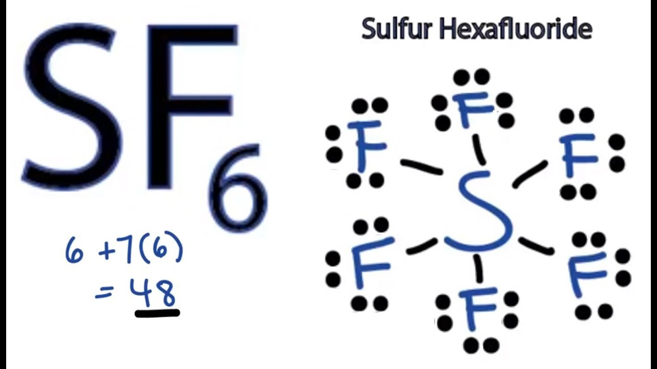 Fluorine Dot Diagram Sf6 Lewis Structure How To Draw The Lewis Structure For Sf6