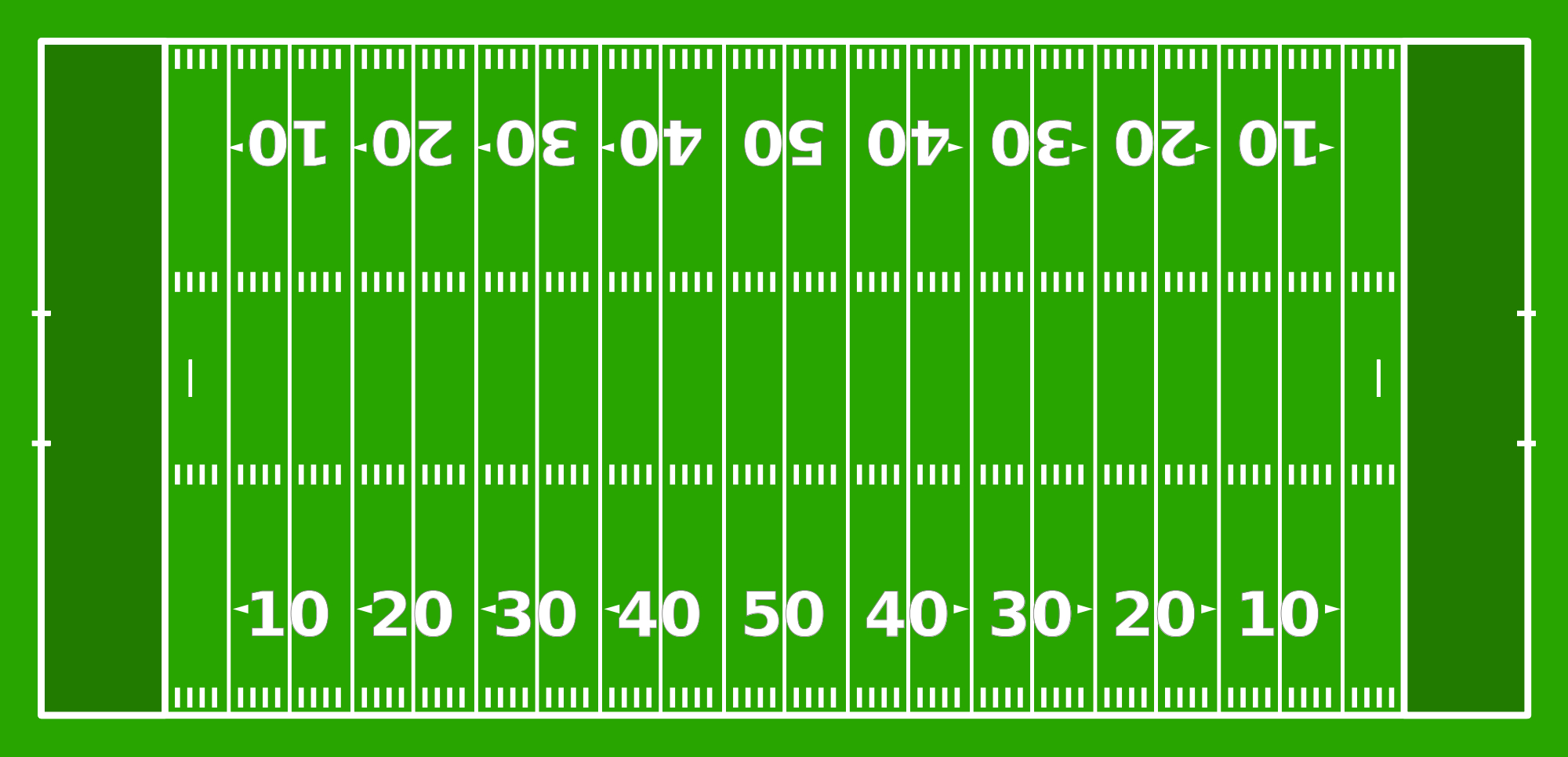 Football Field Diagram Gridiron Football Wikipedia