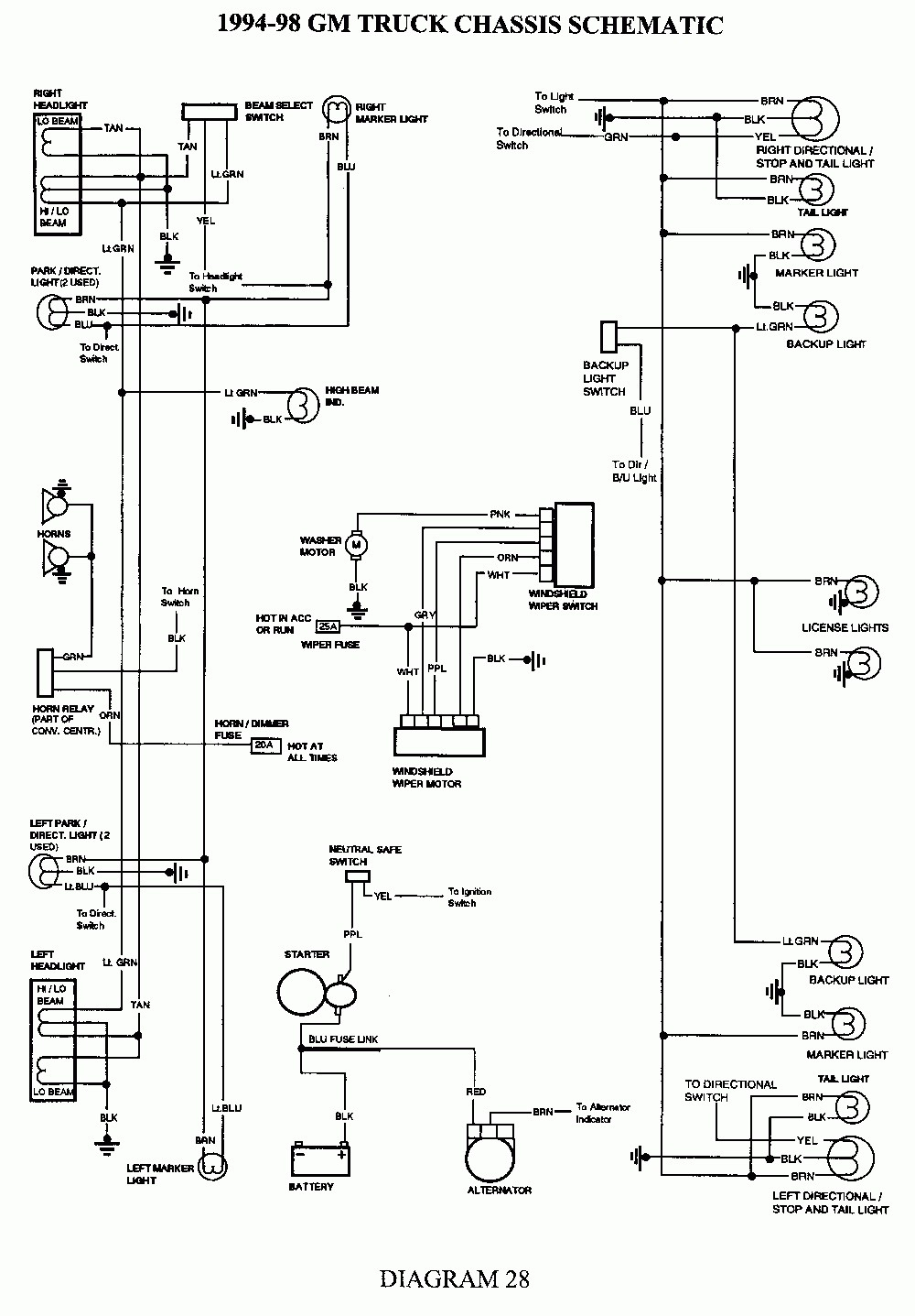 Fuel Pump Diagram Gmc Truck Electrical Wiring Diagrams Fuel Pump Wiring Diagrams Show