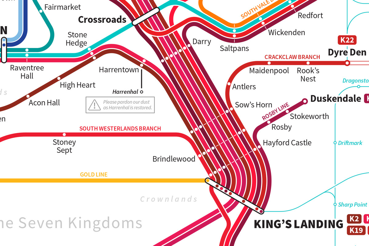 Game Of Thrones Diagram This Is The World Of Game Of Thrones As A Subway Map The Verge