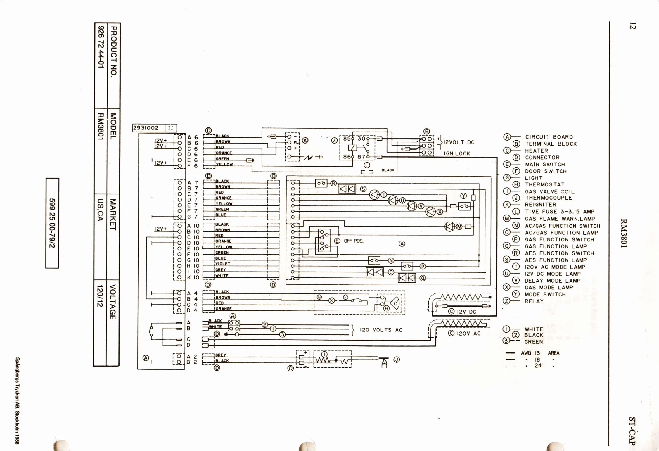 Heat Pump Thermostat Wiring Diagram Dometic Thermostat Wiring Diagram Awesome Heat Pump Thermostat