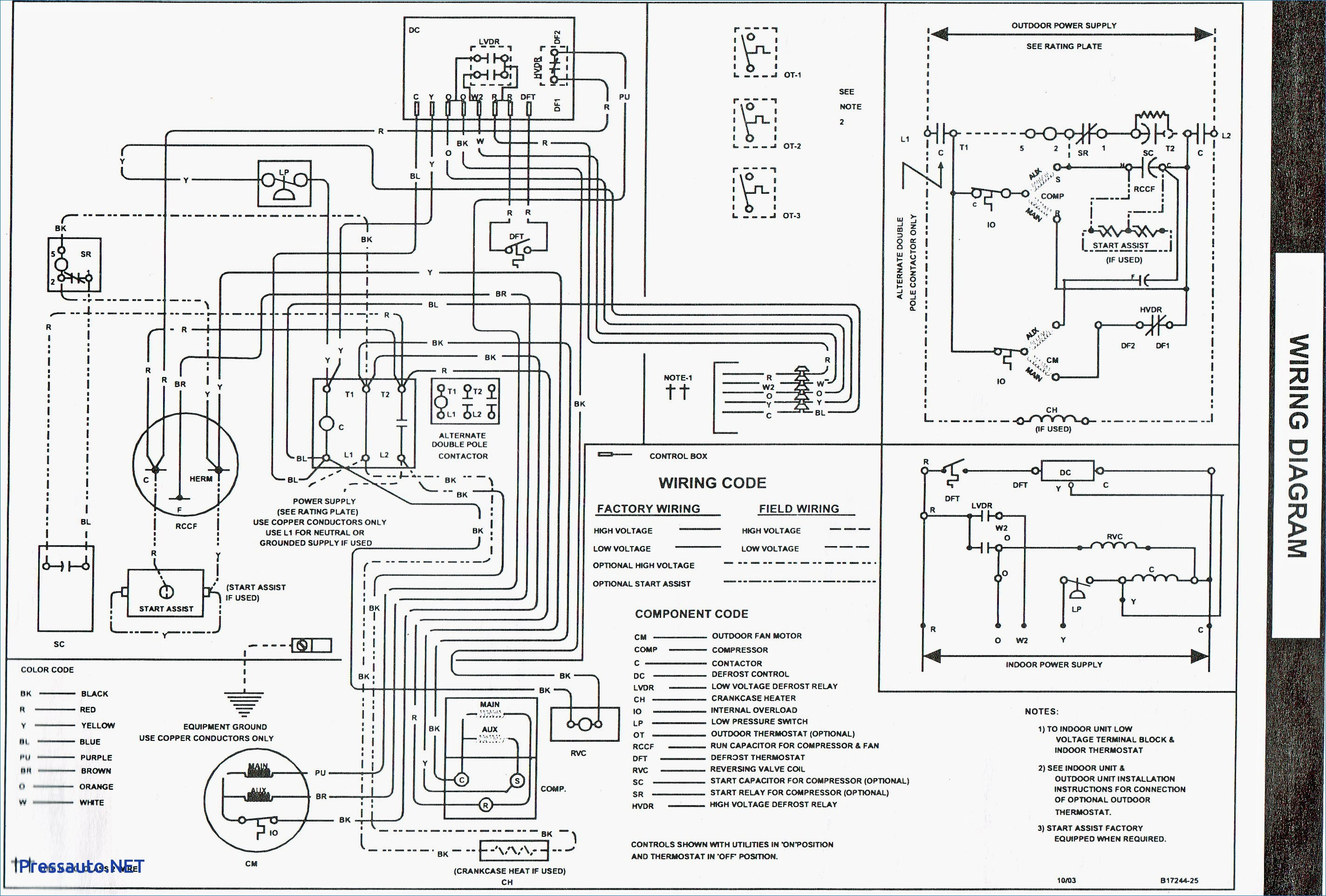 Heat Pump Thermostat Wiring Diagram To Thermostat Pump Heat Wiring Ruud Diagram Proth3210d Wiring