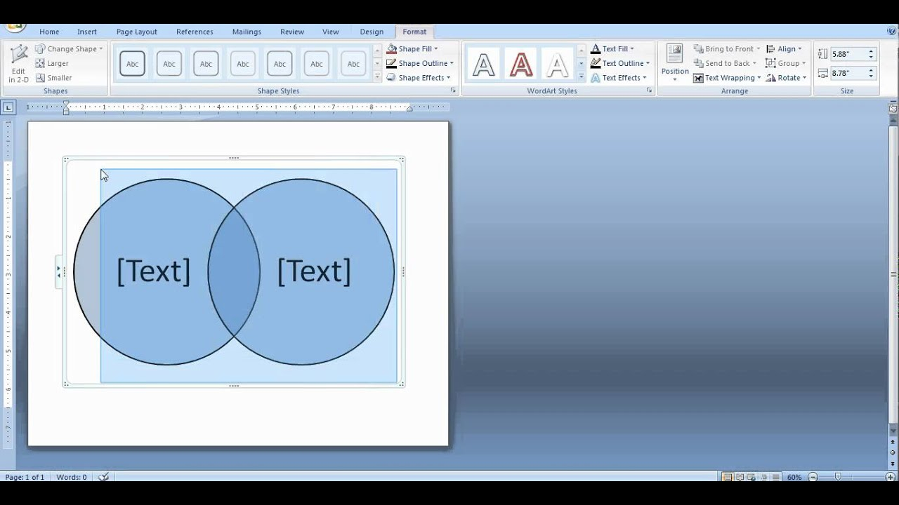 How To Create A Venn Diagram In Word How To Create A Venn Diagram In Word And Powerpoint
