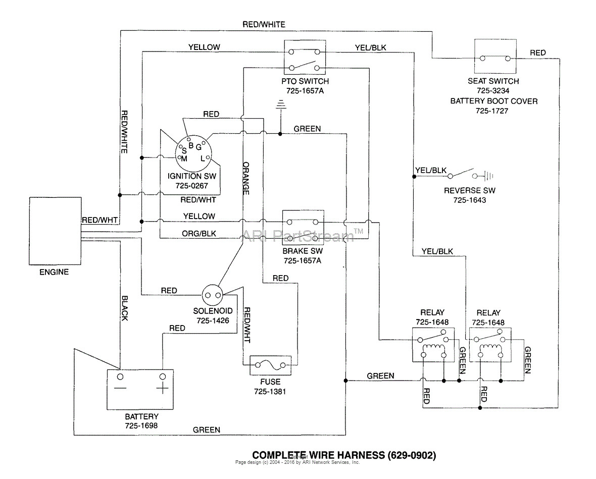 Huskee Lawn Mower Parts Diagram Huskee Mower Wiring Diagram Wiring Diagram Section