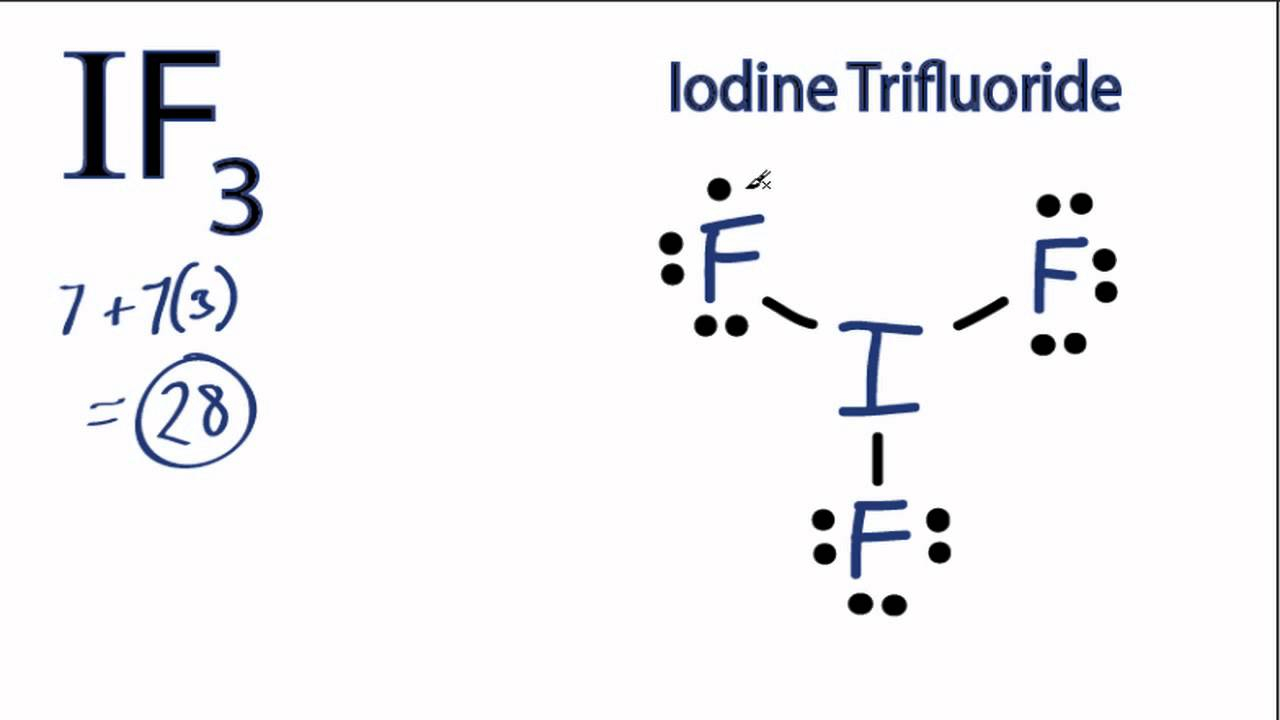 Iodine Dot Diagram If3 Lewis Structure How To Draw The Lewis Structure For If3