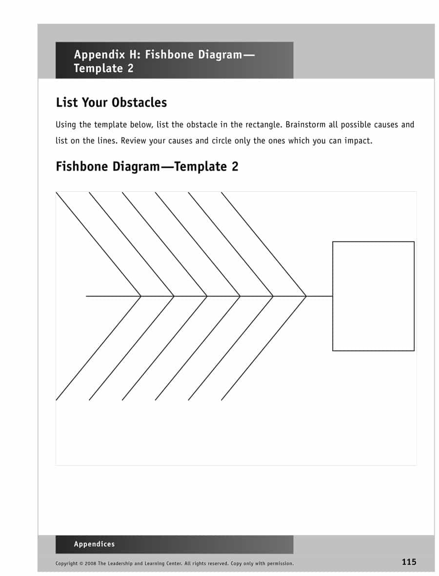 Ishikawa Diagram Template 43 Great Fishbone Diagram Templates Examples Word Excel