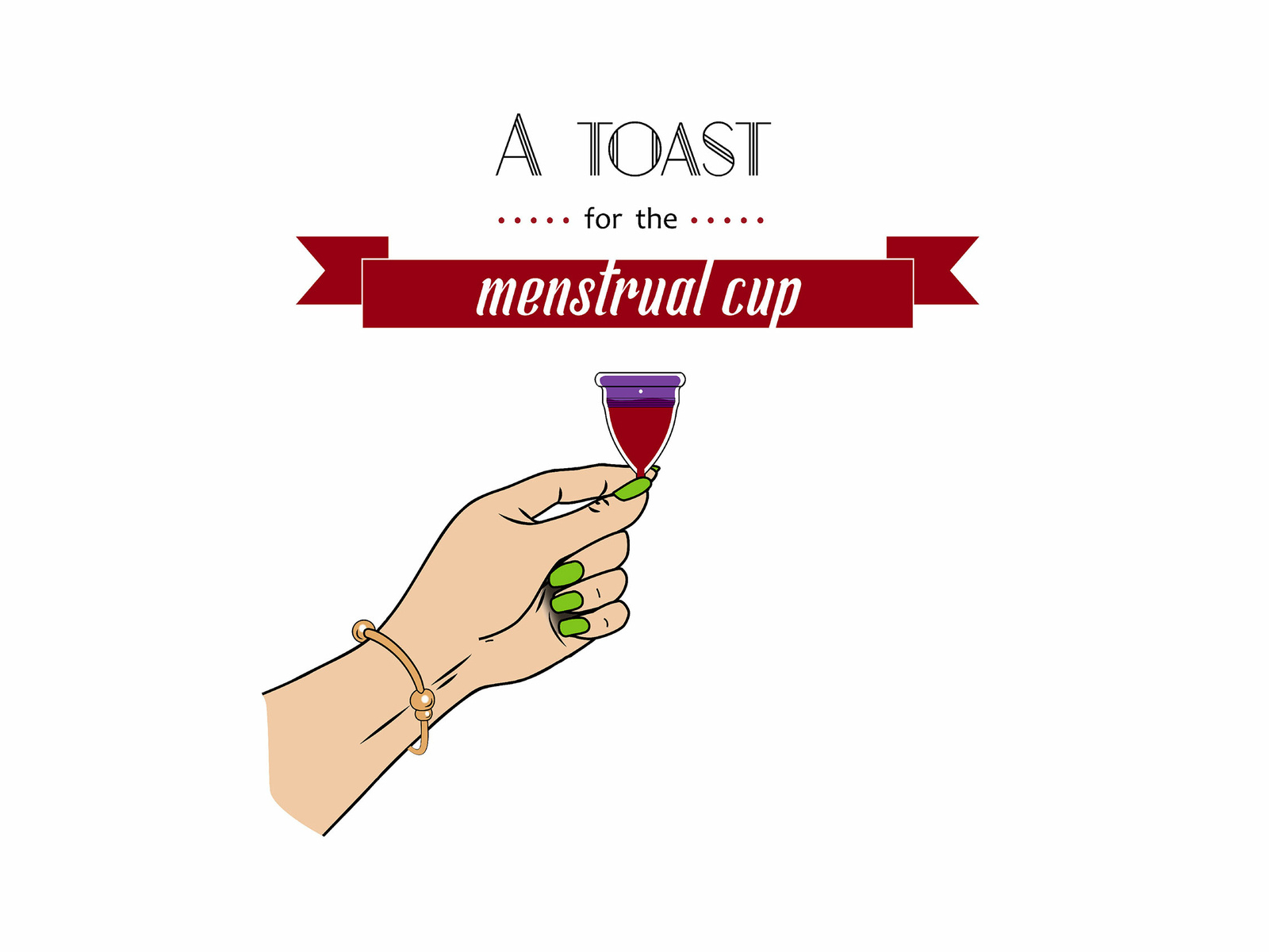 Menstrual Cup Diagram A Toast For The Menstrual Cup Celeste Karpman Canseco On Dribbble