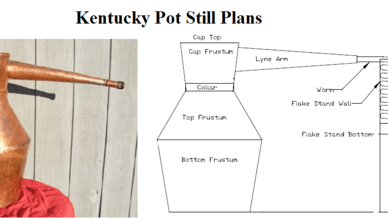 Moonshine Still Diagram Traditional Kentucky Whiskey Pot Still Plans Learn How To Build A
