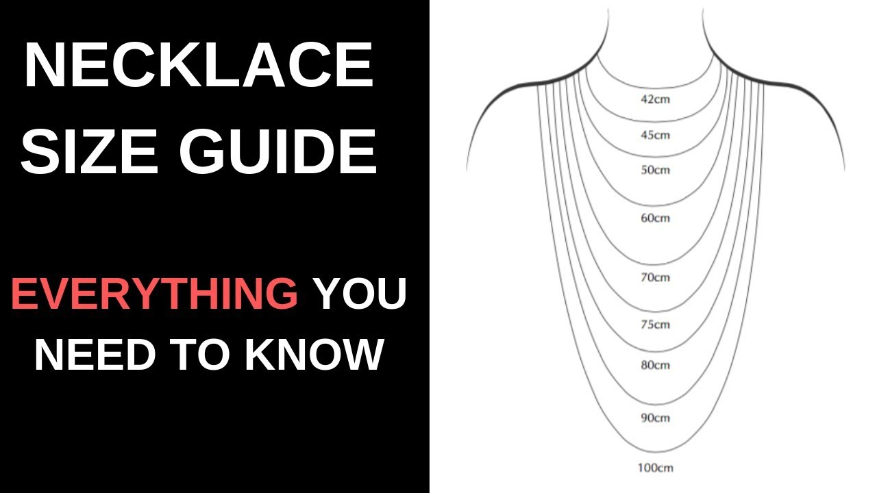 Necklace Length Diagram Choose The Right Necklace Length Size Guide