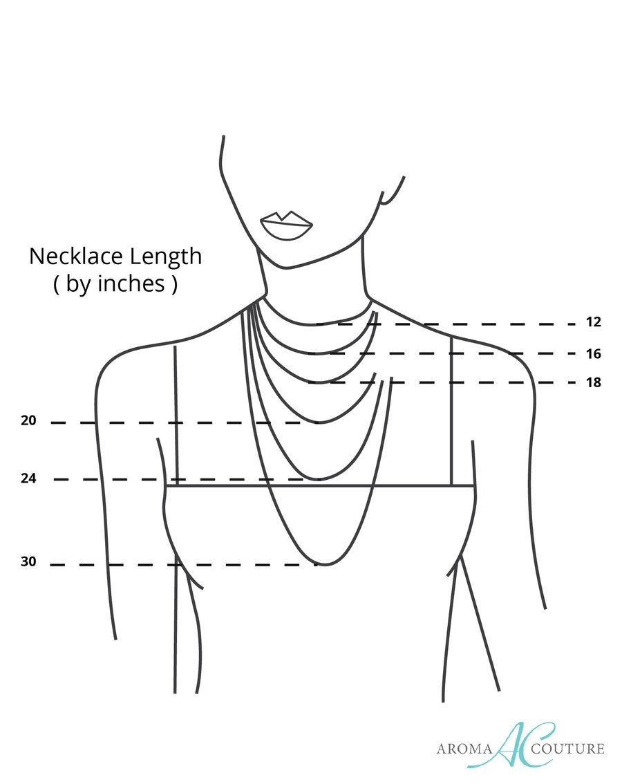 Necklace Length Diagram Necklace Length Chart Epclevittown