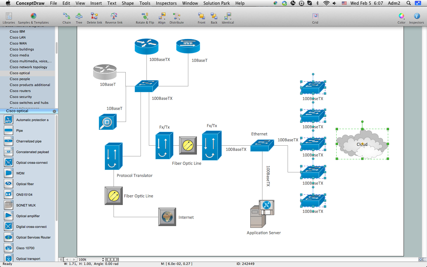 Network Diagram Software How To Create Cisco Network Diagram