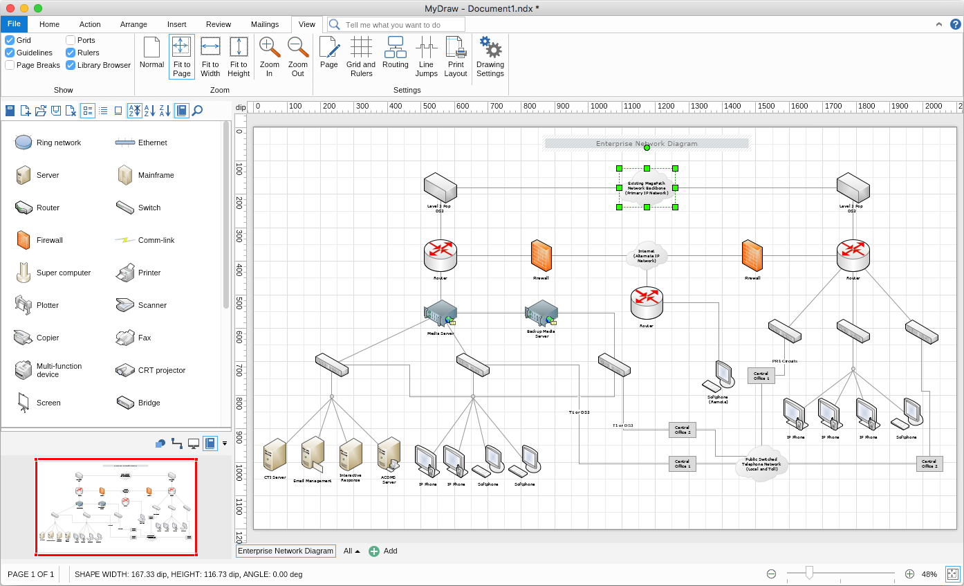 Network Diagram Software Network Diagram Software For Mac Mydraw