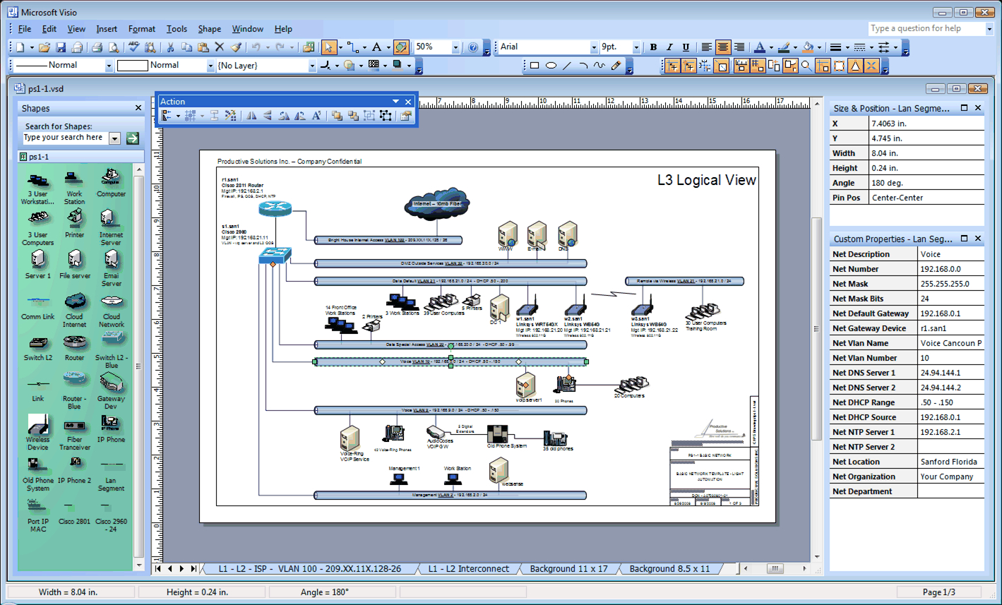 Network Diagram Visio Check The Network Visio Network Diagram And Drawings Jump Start