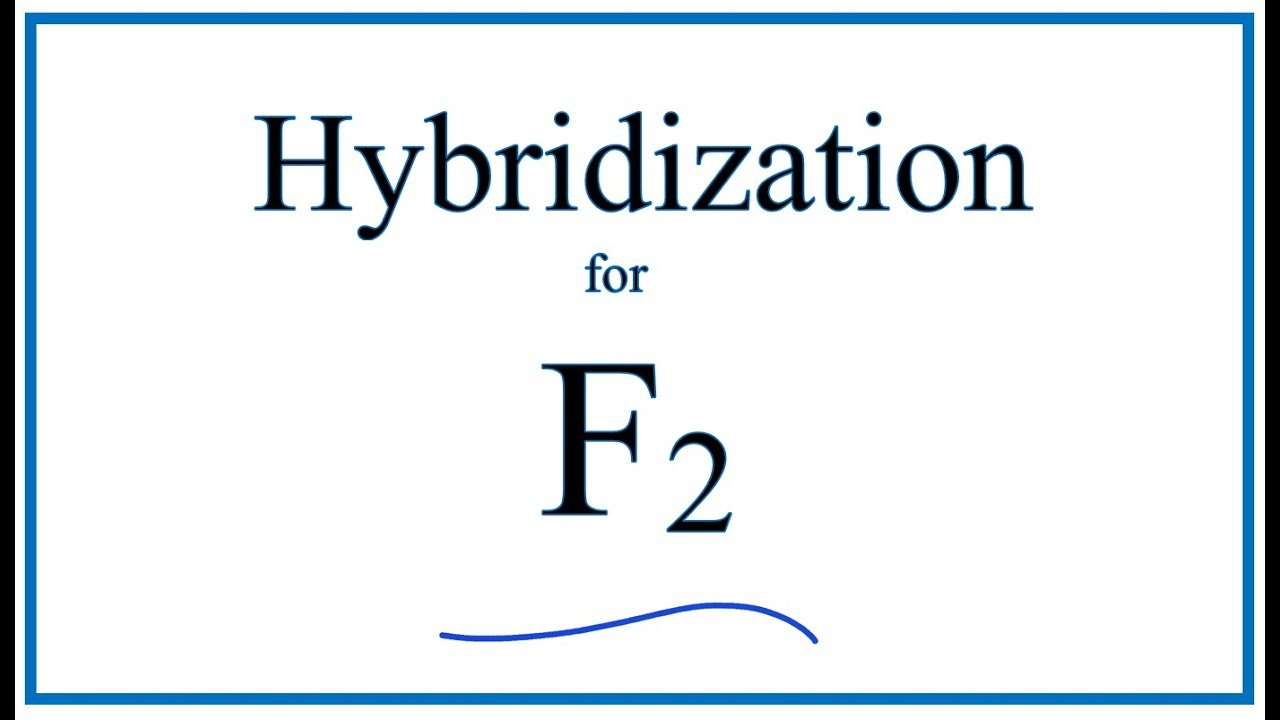 Orbital Diagram For Fluorine Hybridization For F2 Description Of Hybrid Orbitals For Fluorine