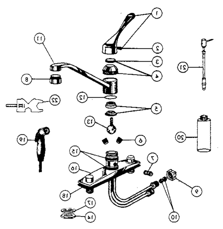 Peerless Kitchen Faucet Parts Diagram 54 Peerless Single Handle Shower Faucet Repair Peerless Faucet